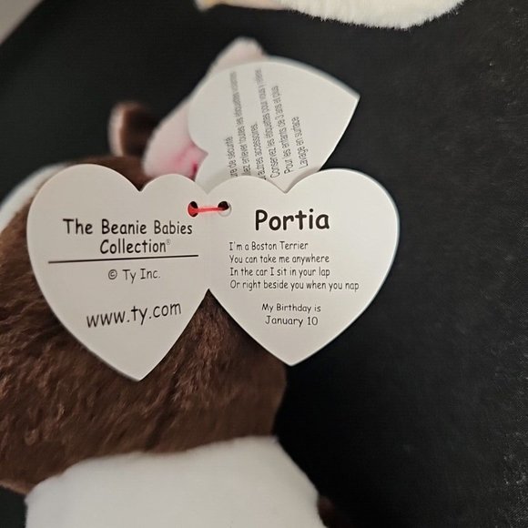 Lot of 3- Ty Beanie Boos DOGS Chewey (2020), Portia (2019) & Phoenix (2020) - Picture 8 of 8